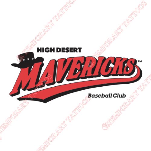 High Desert Mavericks Customize Temporary Tattoos Stickers NO.7654